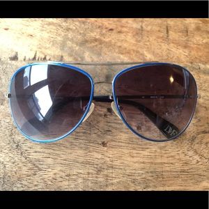DVF Aviator Sunglasses